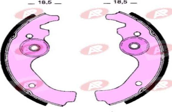 AP-SA A0670 - Set saboti frana - allinparts.ro