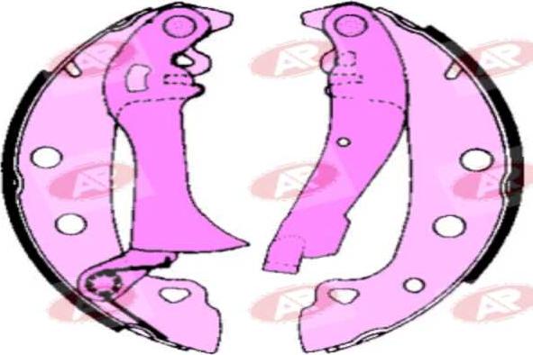 AP-SA A0720 - Set saboti frana allinparts.ro