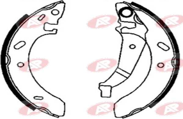 AP-SA A1059 - Set saboti frana - allinparts.ro