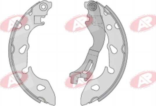 AP-SA A1088 - Set saboti frana - allinparts.ro