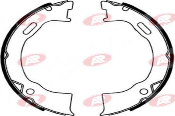 AP-SA A1020 - Set saboti frana - allinparts.ro