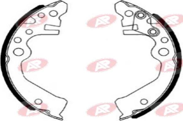 AP-SA A1142 - Set saboti frana allinparts.ro
