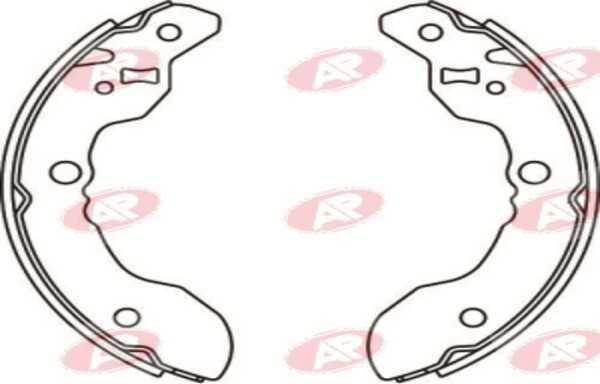 AP-SA A1153 - Set saboti frana allinparts.ro