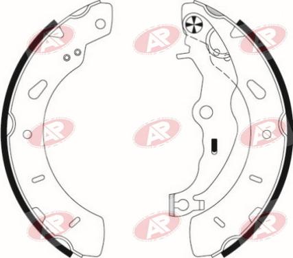 AP-SA A1132 - Set saboti frana - allinparts.ro