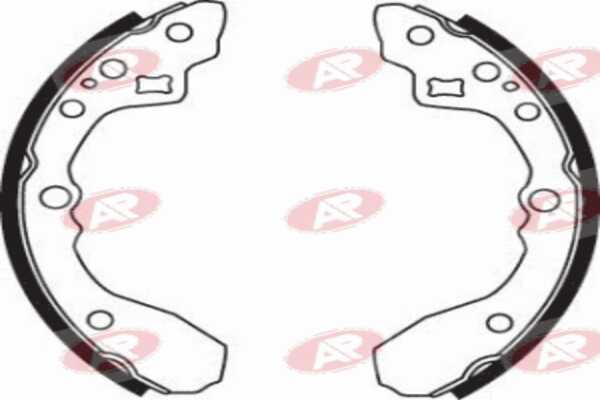 AP-SA A8490 - Set saboti frana allinparts.ro