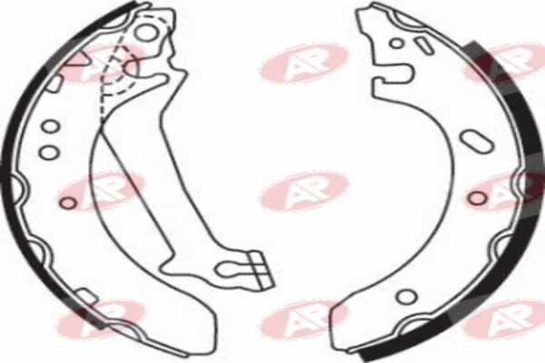 AP-SA A8520 - Set saboti frana - allinparts.ro