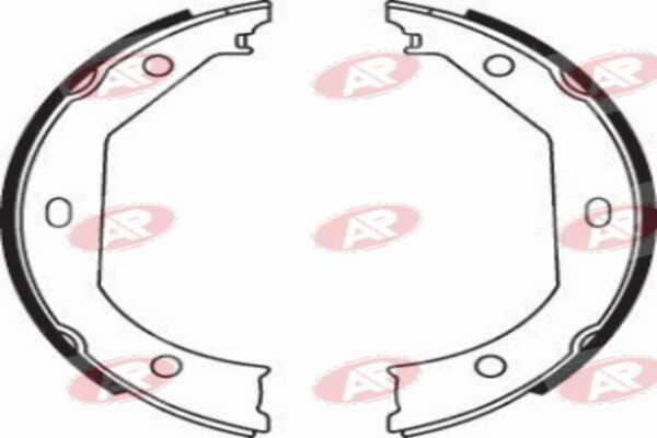AP-SA A8090 - Set saboti frana allinparts.ro