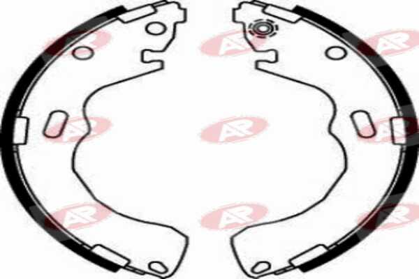 AP-SA A8030 - Set saboti frana - allinparts.ro