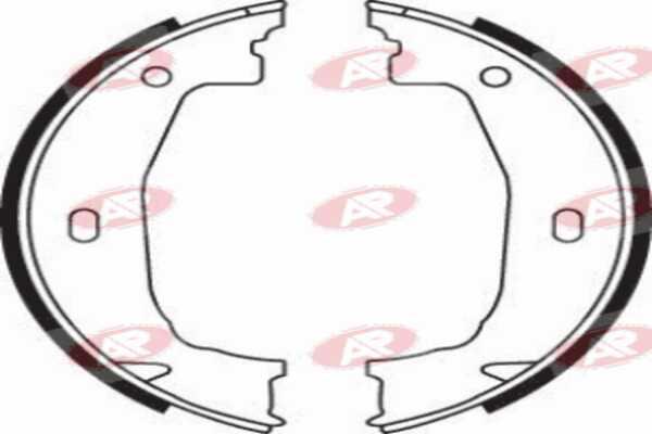 AP-SA A8100 - Set saboti frana - allinparts.ro