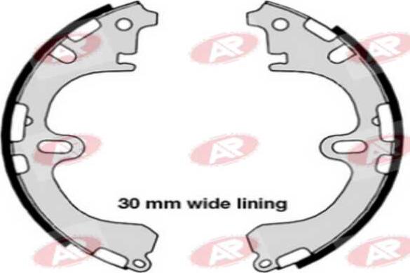 AP-SA A8800 - Set saboti frana allinparts.ro