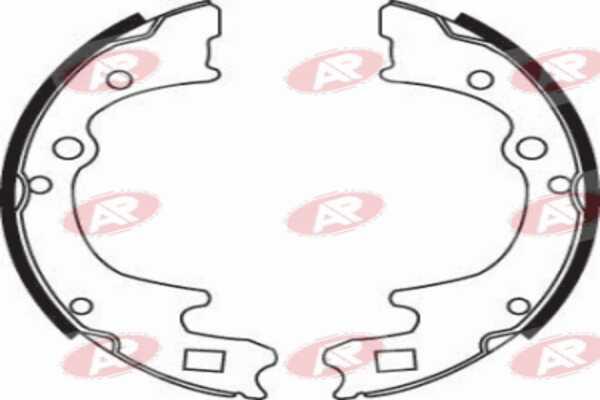 AP-SA A8270 - Set saboti frana allinparts.ro