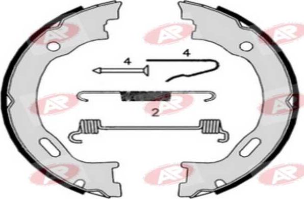 AP-SA A8719 - Set saboti frana - allinparts.ro