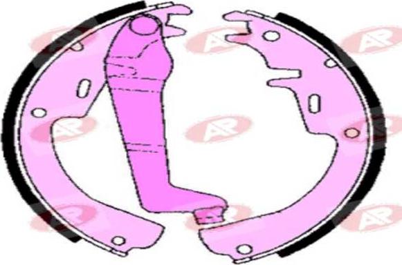 AP-SA A2530 - Set saboti frana - allinparts.ro