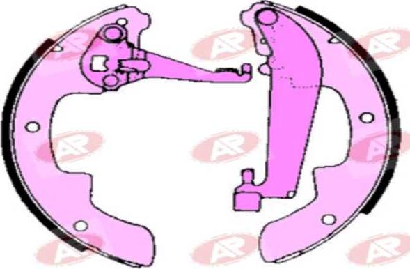 AP-SA A2880 - Set saboti frana allinparts.ro