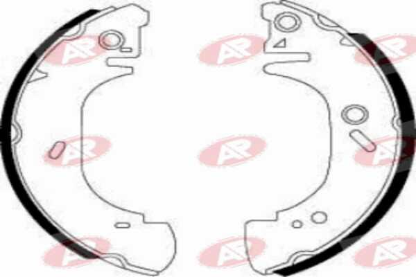 AP-SA A7400 - Set saboti frana allinparts.ro