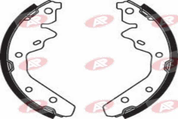 AP-SA A7630 - Set saboti frana allinparts.ro