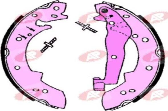 AP-SA A7050 - Set saboti frana - allinparts.ro