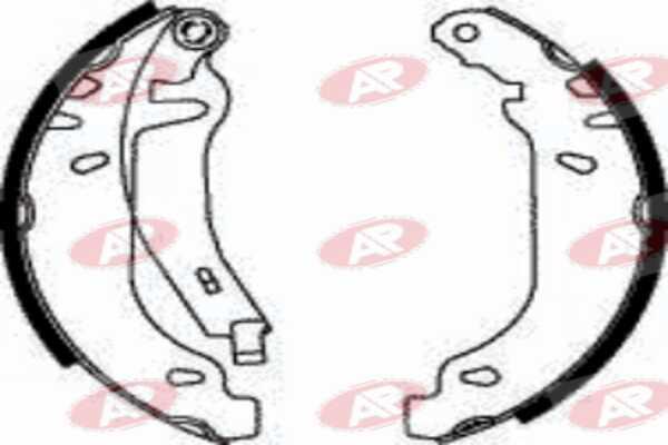 AP-SA A7820 - Set saboti frana - allinparts.ro