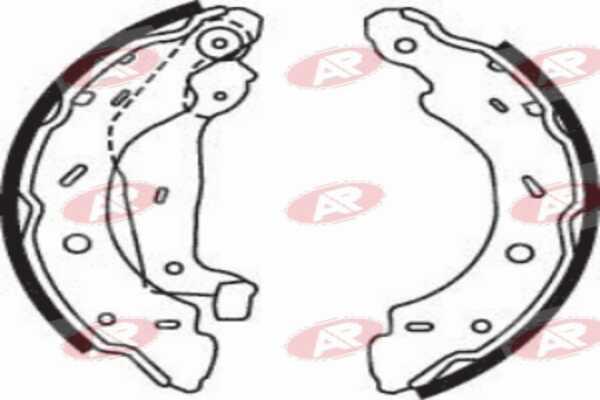 AP-SA A7750 - Set saboti frana allinparts.ro