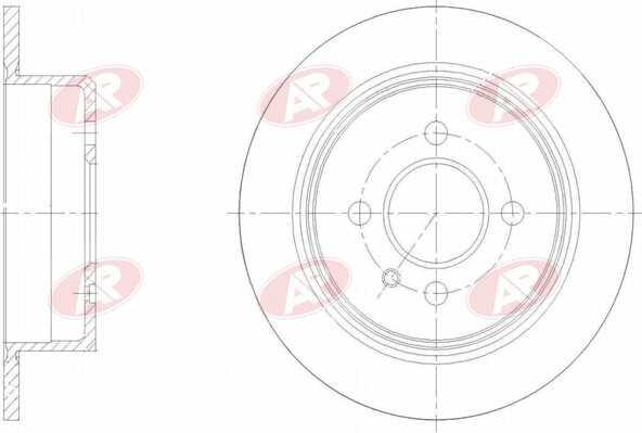 AP-SA B2131P - Disc frana - allinparts.ro