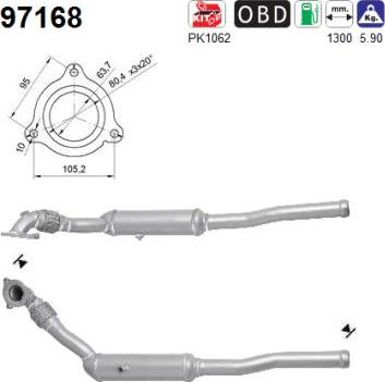 AS 97168 - Catalizator allinparts.ro