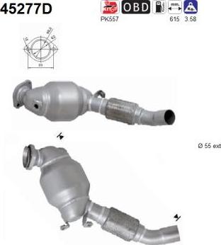AS 45277D - Catalizator - allinparts.ro
