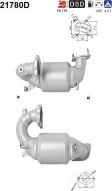 AS 21780D - Catalizator - allinparts.ro