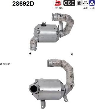 AS 28692D - Catalizator allinparts.ro