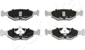 Ashika 50-00-0223 - Set placute frana,frana disc - allinparts.ro
