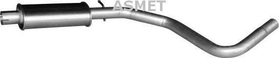 Asmet 16.034 - Toba esapamet intermediara - allinparts.ro