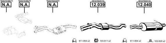 Asmet BM121650 - Sistem de esapament - allinparts.ro