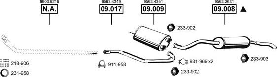 Asmet CI090650 - Sistem de esapament allinparts.ro