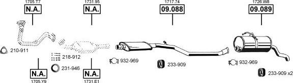 Asmet CI090215 - Sistem de esapament allinparts.ro