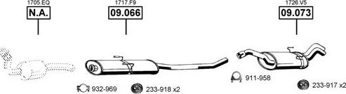 Asmet CI091710 - Sistem de esapament allinparts.ro