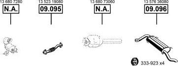 Asmet FI161005 - Sistem de esapament allinparts.ro