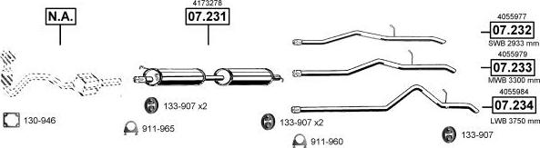 Asmet FO075165 - Sistem de esapament allinparts.ro