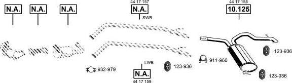 Asmet OP055650 - Sistem de esapament - allinparts.ro