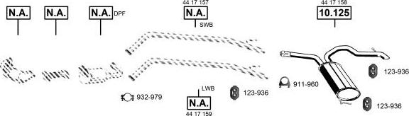 Asmet OP055652 - Sistem de esapament - allinparts.ro