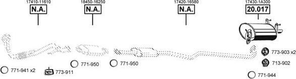 Asmet TO201530 - Sistem de esapament allinparts.ro