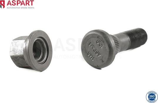 ASPART 1WPI1038 - Bolt roata allinparts.ro