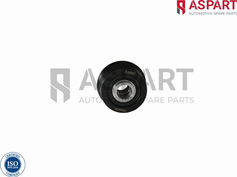 ASPART 8DGP1169 - Fulie, alternator - allinparts.ro