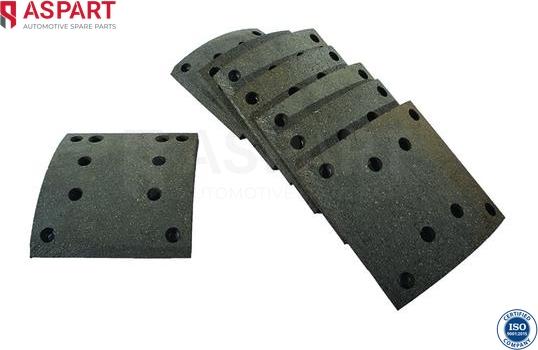 ASPART 3BLK1002 - Set placute frana,frana disc allinparts.ro