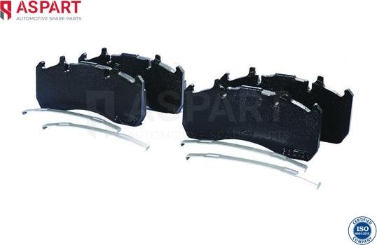 ASPART 3BPA1014 - Set placute frana,frana disc allinparts.ro