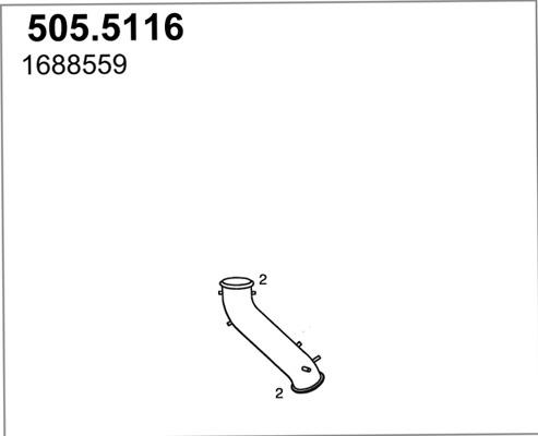 ASSO 505.5116 - Racord evacuare - allinparts.ro