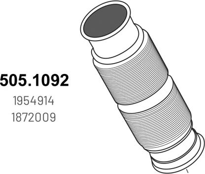 ASSO 505.1092 - Racord evacuare allinparts.ro