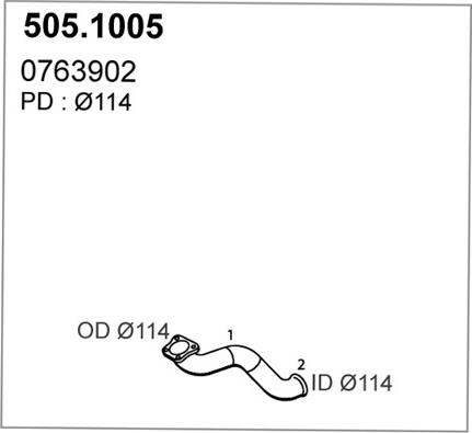 ASSO 505.1005 - Racord evacuare - allinparts.ro