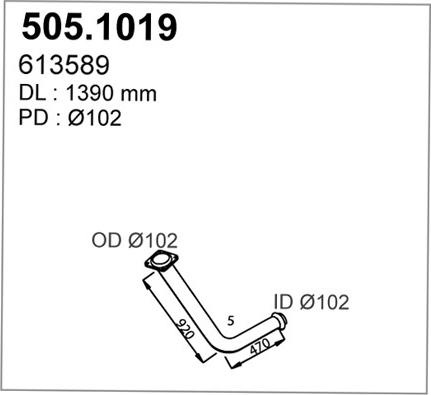 ASSO 505.1019 - Racord evacuare allinparts.ro