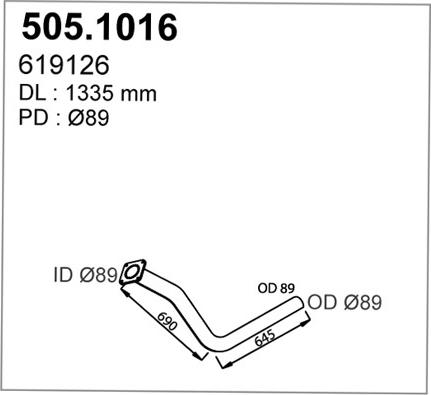 ASSO 505.1016 - Racord evacuare allinparts.ro