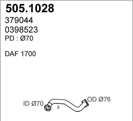 ASSO 505.1028 - Racord evacuare allinparts.ro
