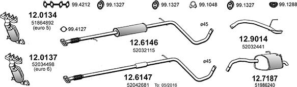 ASSO ART4864 - Sistem de esapament - allinparts.ro